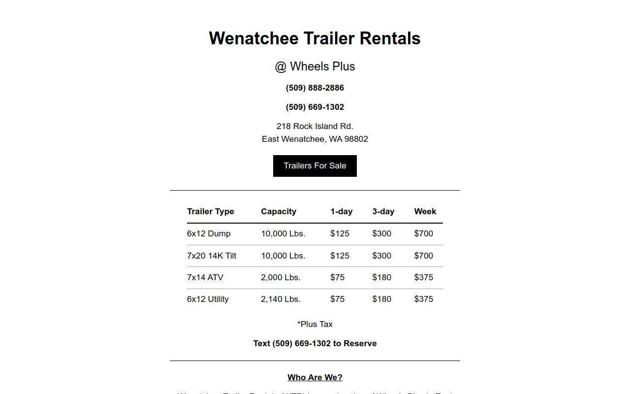 Trailer Rental